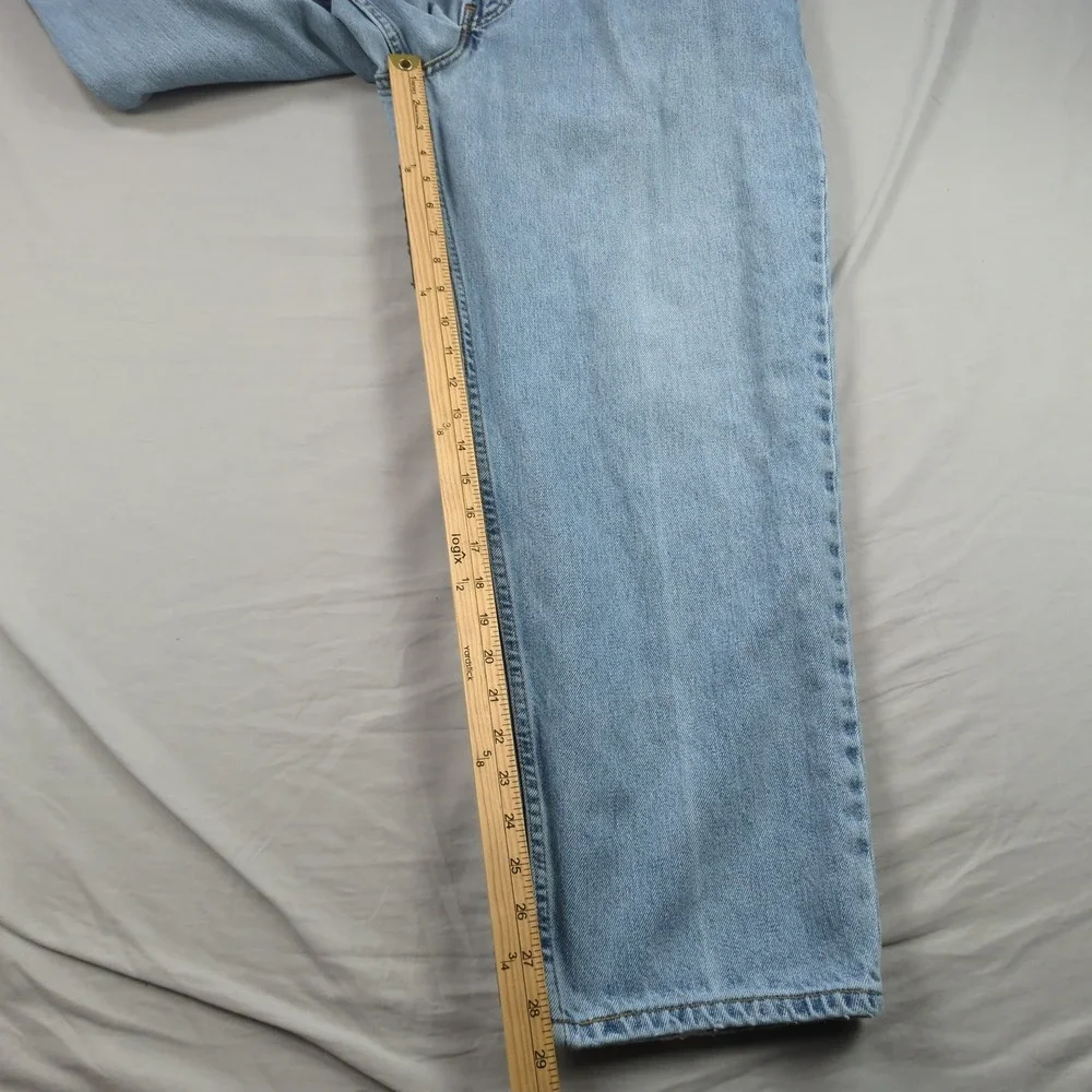 Levis Jeans Mens 38x29 Blue 560‎ Loose Tapered Relaxed Baggy Light Wash